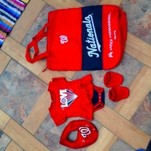 Washington Nationals baby girl onies set